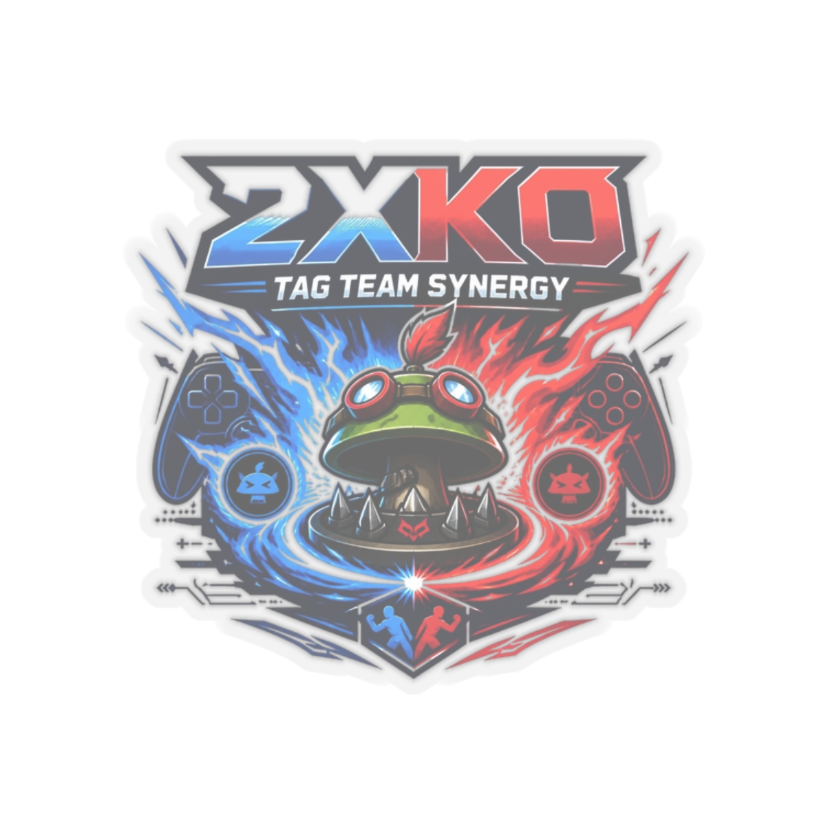 2XKO "2XKO: Tag Team Synergy" Sticker