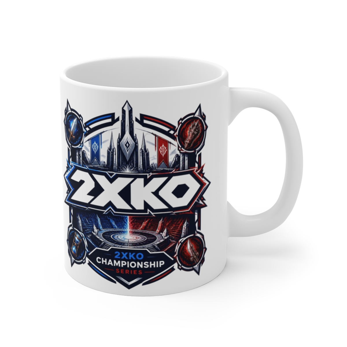 2XKO "2XKO Championship Series" White Mug