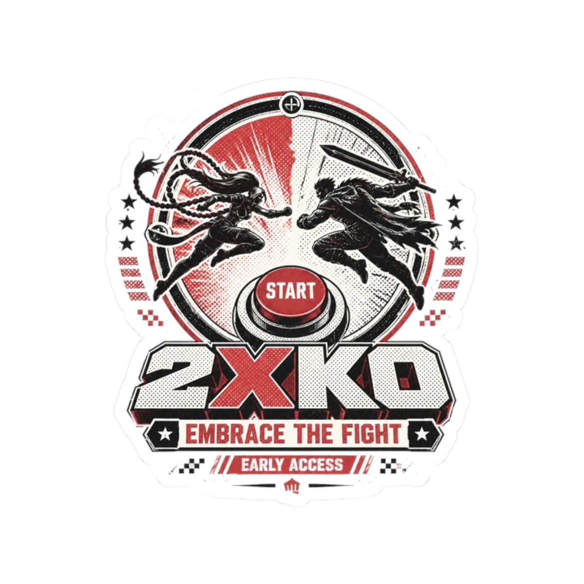 2XKO "start" Sticker