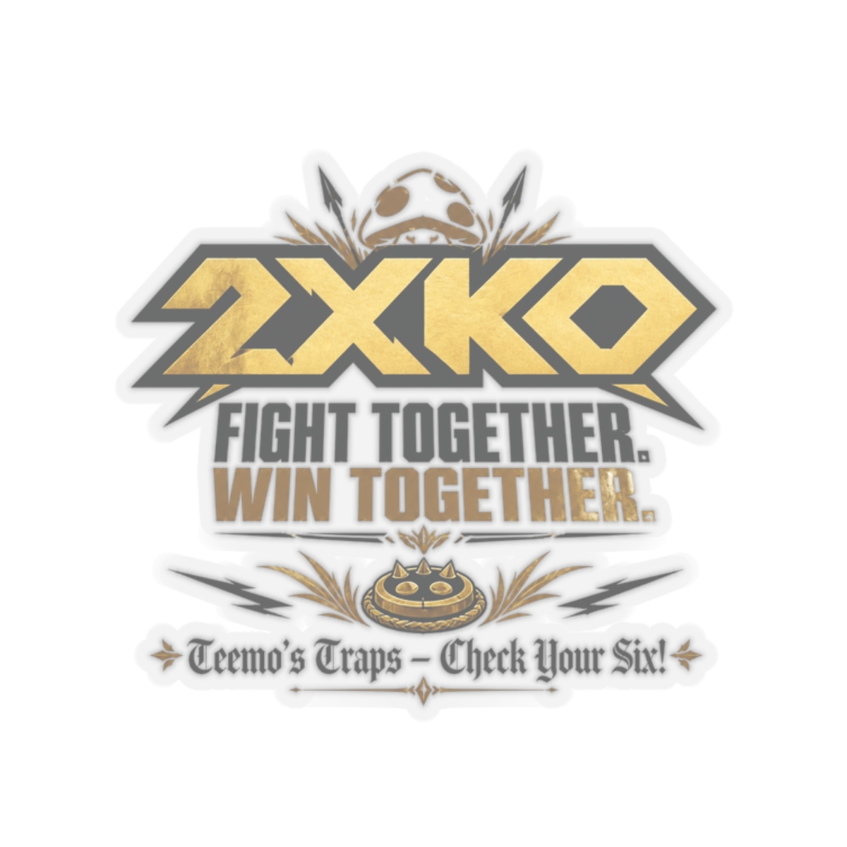 2XKO "Teemo’s Traps – Check Your Six!" Sticker