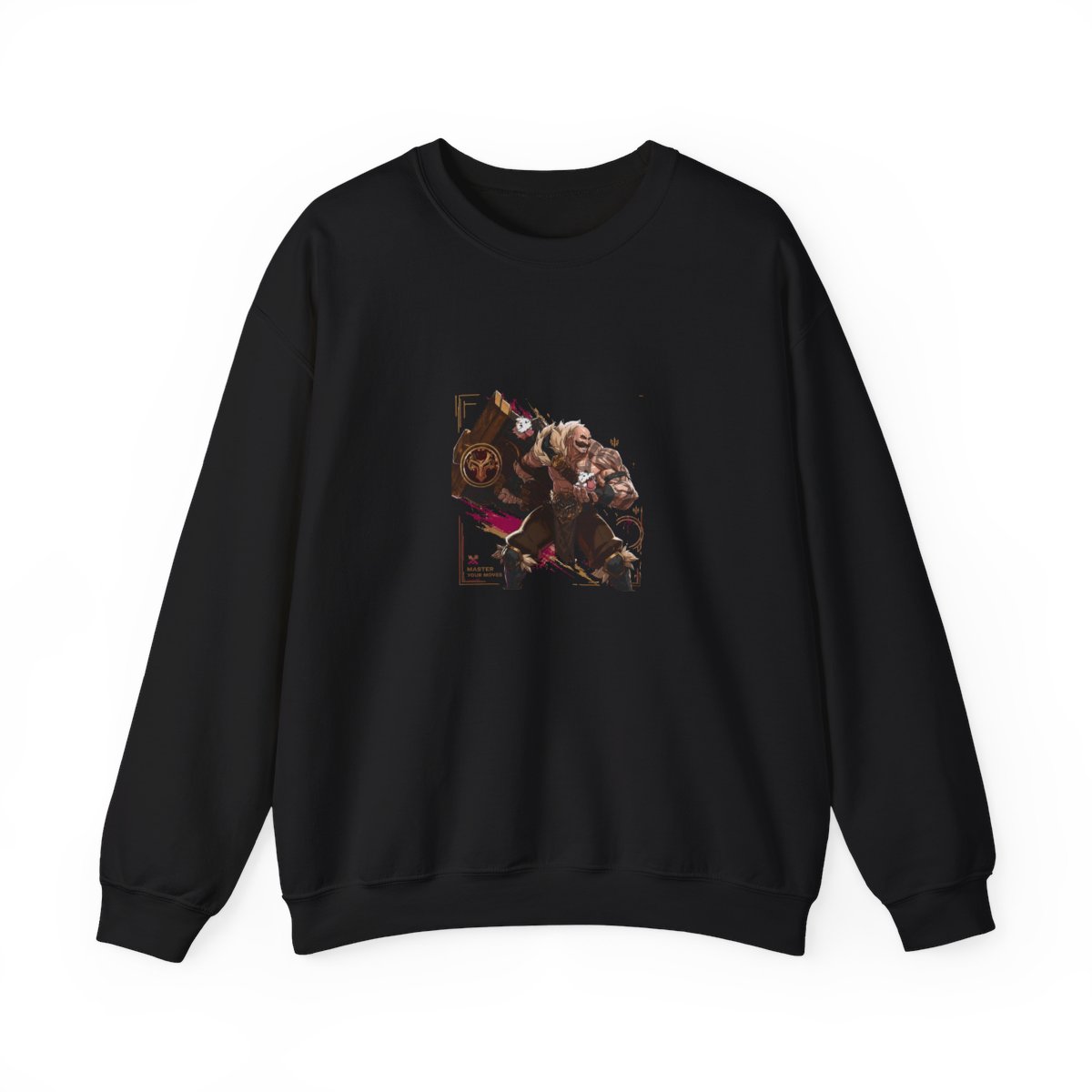 2XKO " in bold sans-serif font at the top right. " Crewneck