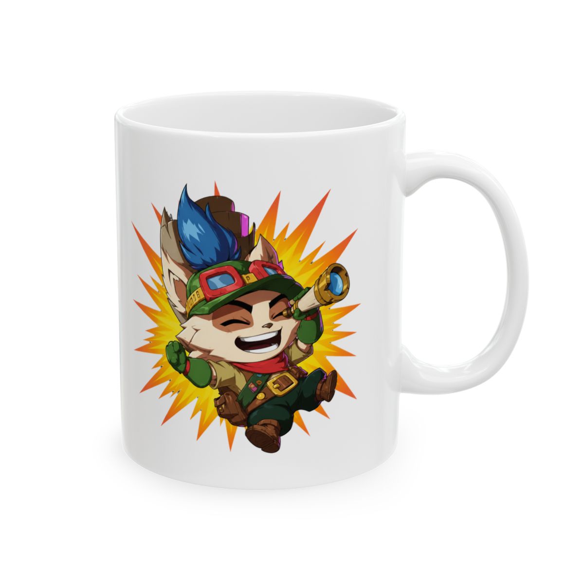 Teemo 2XKO Mug - League of Legends Gamer Cup 11oz